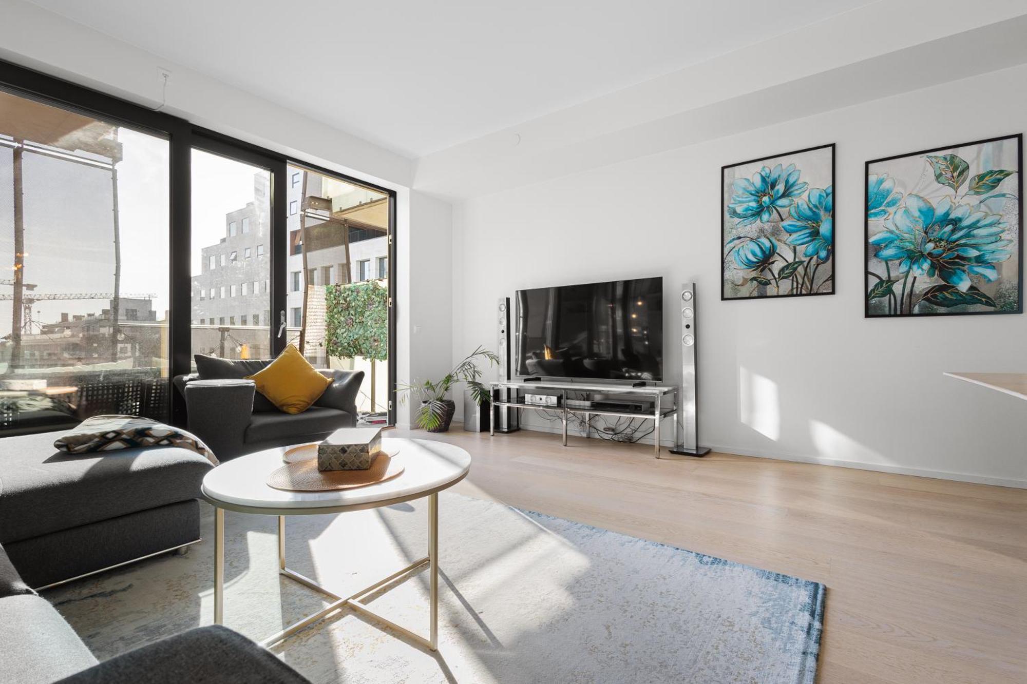 Spacious Modern 2Br Apartment At Central Oslo Barcode Esterno foto